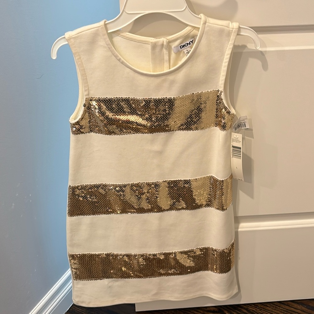 DKNY sequin dress size L